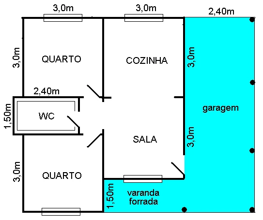 planta baixa 40,5m2
